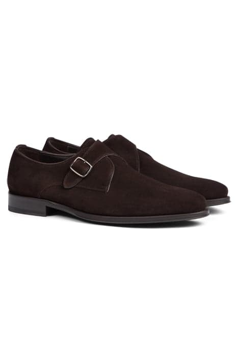 SUEDE-S.MONK-D.BROWN DARK BROWN by Suitsupply