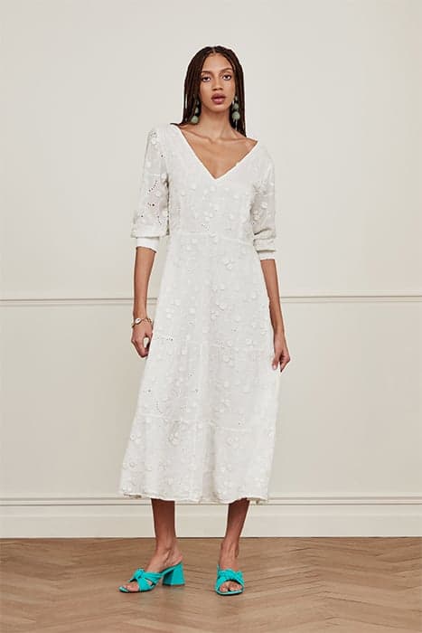 JONI MIDI DRESS CREAM WHITE by Fabienne Chapot