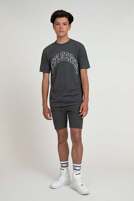 KEITH PIQUE SHORTS DARK GREY MELANGE by NIK & NIK