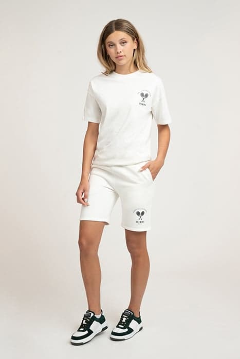 ONE CLUB SWEAT SHORTS OFF WHITE by NIK & NIK