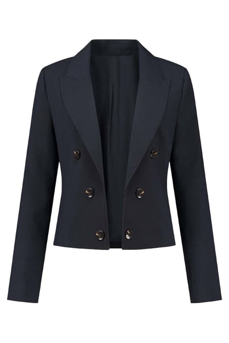 NOSA CROPPED BLAZER MARINE by Fifth House