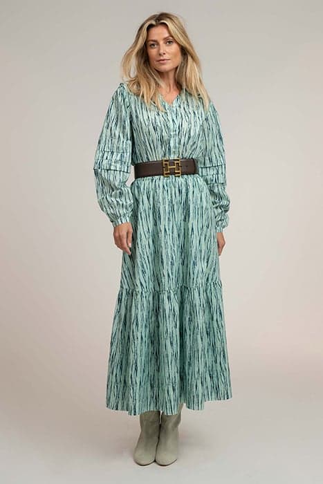 RAINA DRESS SHIBORI LAGOON by Fifth House