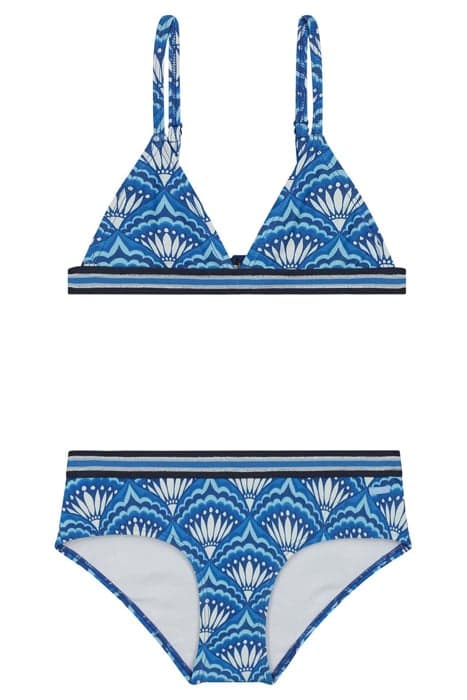 GIRLS LUNA BIKINI SET BOHEMIAN PEACOCK SPORTS BLUE by Shiwi