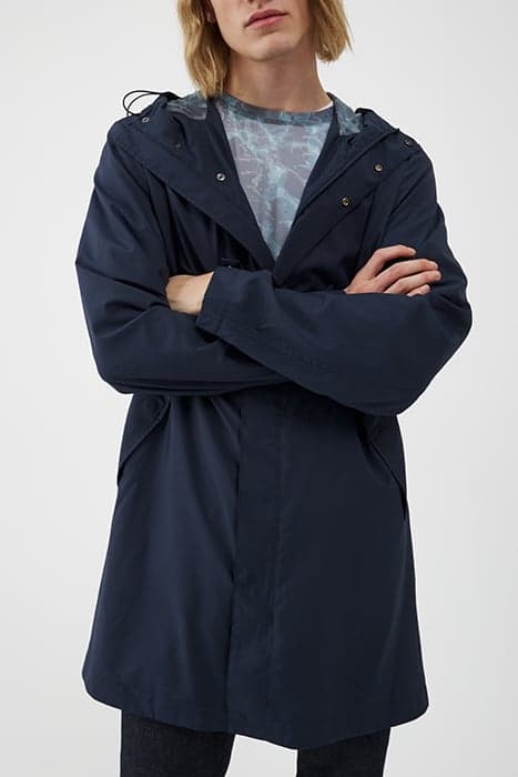 NAVY COOLMAX® PARACHUTE FABRIC PARKA by IKKS