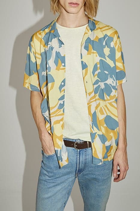 AQUA XL FLORAL PRINT REGULAR SHIRT by IKKS