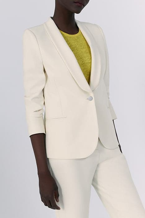 ECRU SHAWL COLLAR SUIT JACKET by IKKS