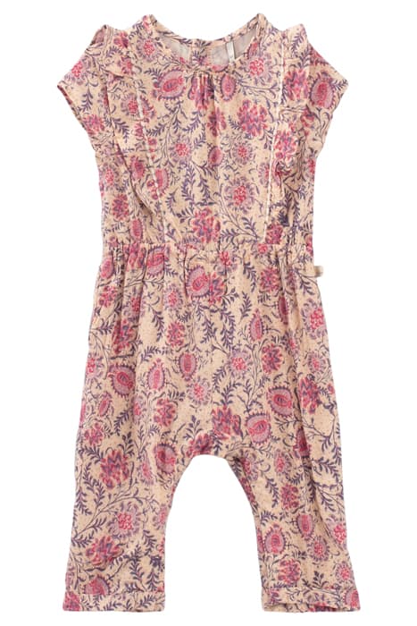 BABY GIRLS’ PINK FLORAL PAISLEY LENZING™ ECOVERO™ JUMPSUIT by IKKS