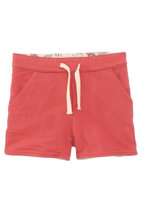 BABY BOYS' RED AND ROCK PRINT REVERSIBLE BERMUDA SHORTS by IKKS