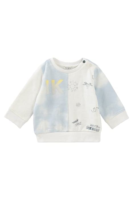 BABY BOYS’ WHITE TIE-DYE PRINT SWEATSHIRT by IKKS