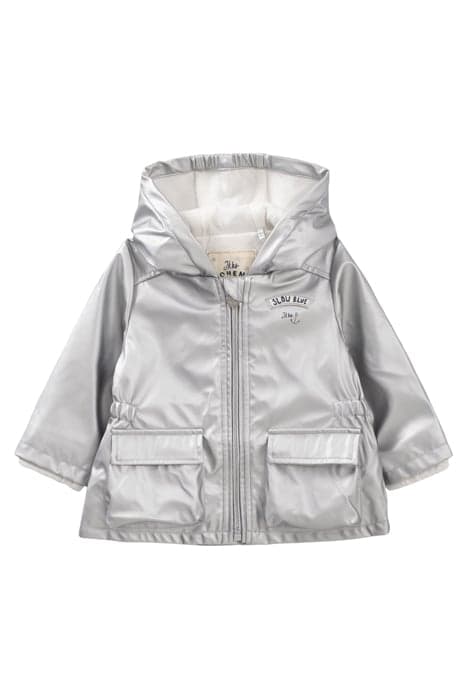 BABY GIRLS’ SILVER RUBBER PARKA by IKKS