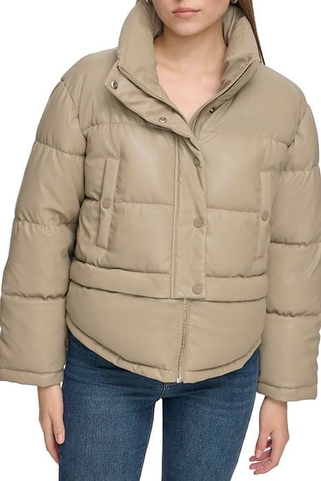 PU HI-LO PUFFER SAGE by DKNY