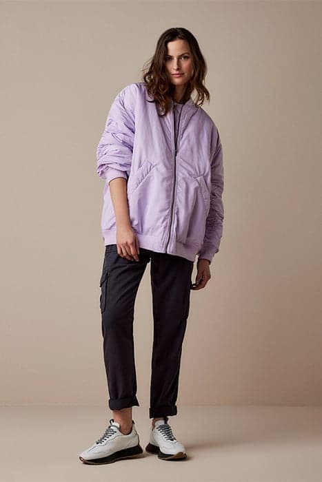 JACKET PADDED SATIN SOFT ORCHID by Summum Woman