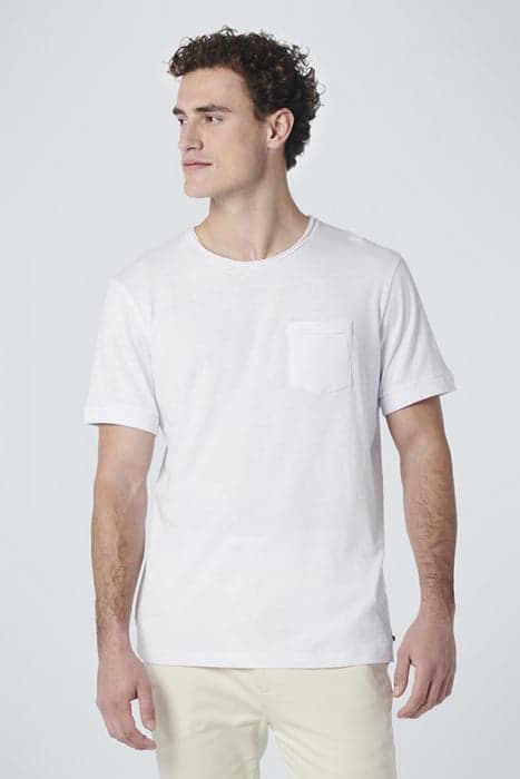 T-SHIRT CREWNECK SLUB WHITE by No Excess