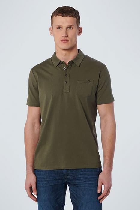 POLO JERSEY STRETCH ARMY by No Excess