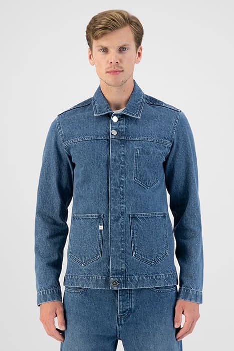 JACKSON JACKET MEDIUM STONE by Mud Jeans