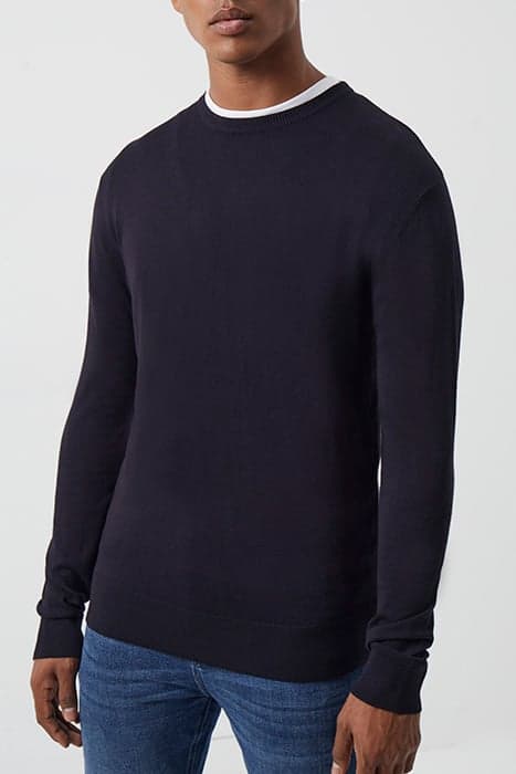 CREW NECK KNIT JUMPER DARK NAVY MEL by French Connection