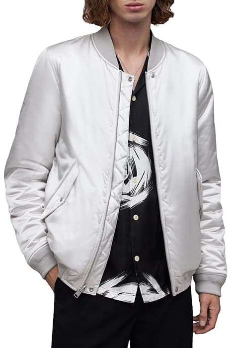 ERIS REV BOMBER SILVER/BLACK by AllSaints