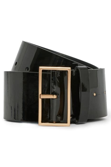 LAILA LIQUID WIDE BE BLACK/WARM BRASS by AllSaints