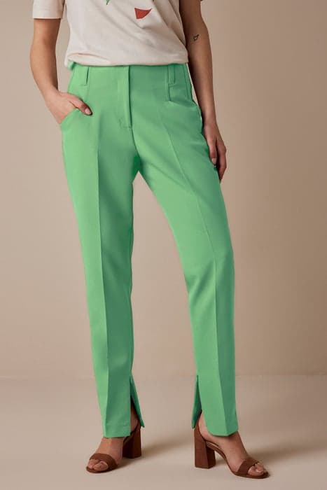 TROUSERS HIGH WAIST SOFT FOAM SOFT EMERALD by Summum Woman