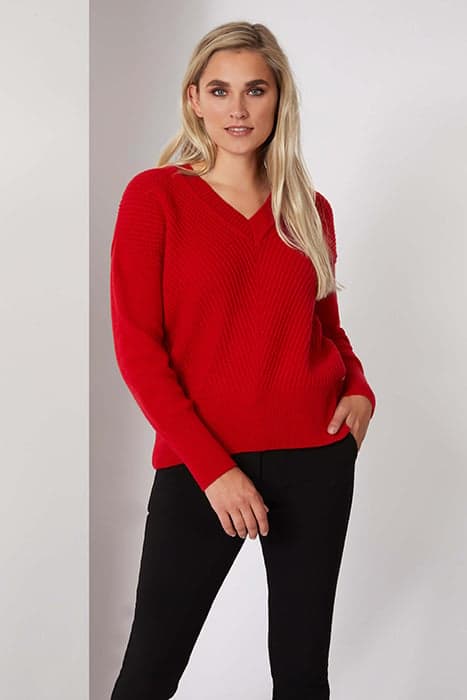 NINA PULLOVER RED by Cavallaro Napoli