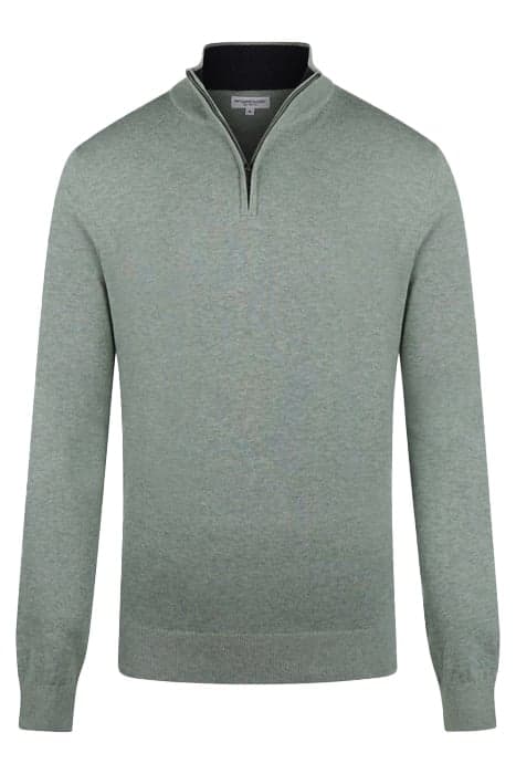 ZIP MOCK SWEATER SAGE by McGregor