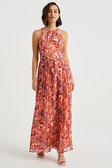 DRESS MAXI SALMON PINK by WE Fashion