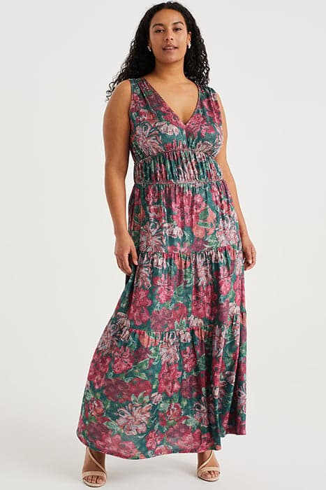 DRESS MAXI MULTI-COLOURED by WE Fashion