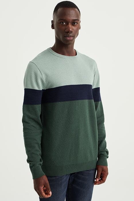 PULLOVER GREEN by WE Fashion