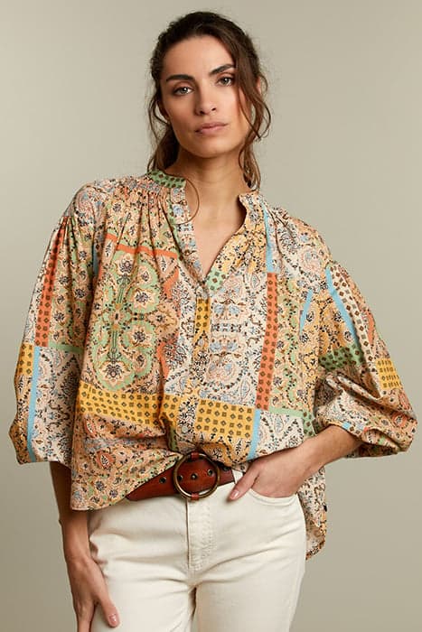 COLORFUL LOOSE LONG SLEEVES SHIRT by River Woods