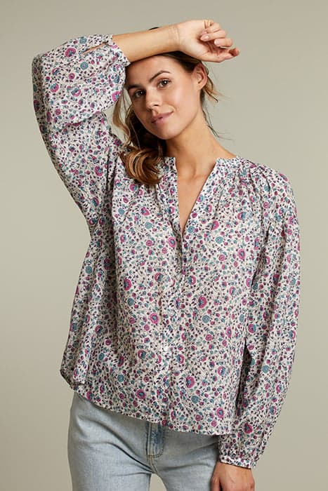 COLORFUL LOOSE LONG SLEEVES SHIRT by River Woods