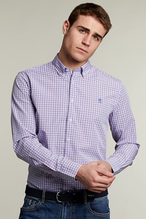 CUSTOM FIT CHECKED SHIRT MULTI by River Woods