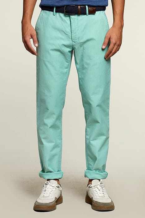 SLIM FIT COTTON CHINO PISTACHE by River Woods