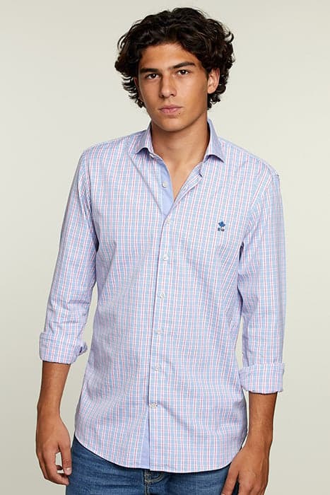 SLIM FIT CHECKED SHIRT MULTI by River Woods