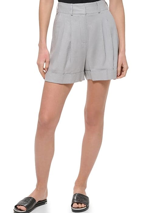 LINEN VISCOSE SHORT SHARKSKIN by DKNY