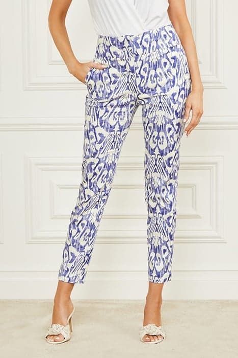 SHELLY PRINTED PANT SUBSTANCE BLUE PRINT by Marciano by Guess