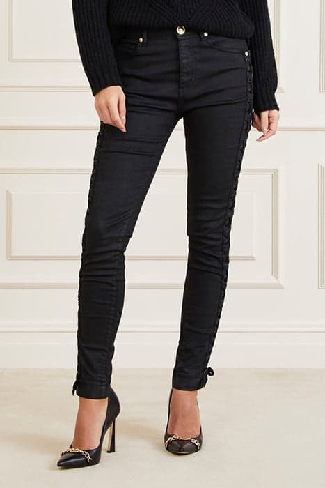 EVELYN DENIM BLACK COATED by Marciano by Guess