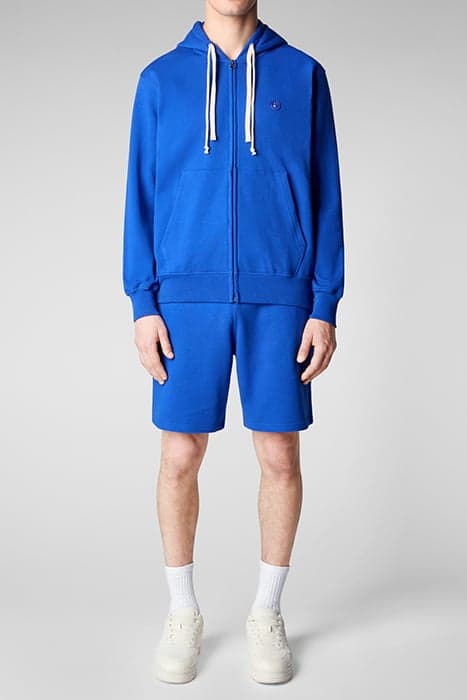 ADONIAS HOODY ZIP   CYBER BLUE by Save The Duck