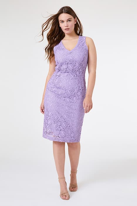 ELEGANT LACE DRESS PURPLE by Elena Mirò