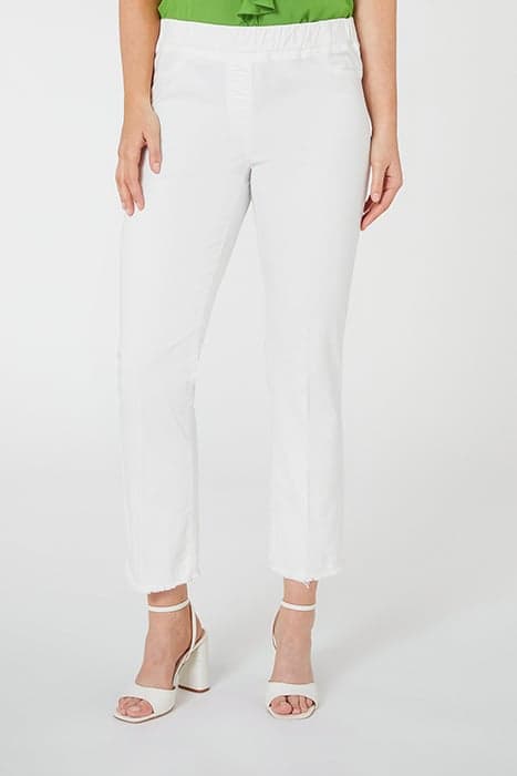 GARMENT-DYED JEGGINGS WHITE by Elena Mirò