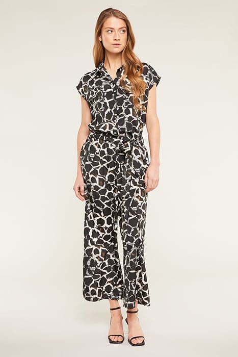 LONG ANIMAL PRINT JUMPSUIT BROWN by Motivi