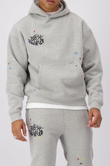 PAINTERS HOODY GREY by Black Bananas