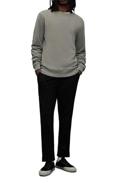 RAVEN CONTRAST CREW PLANET GREY by AllSaints