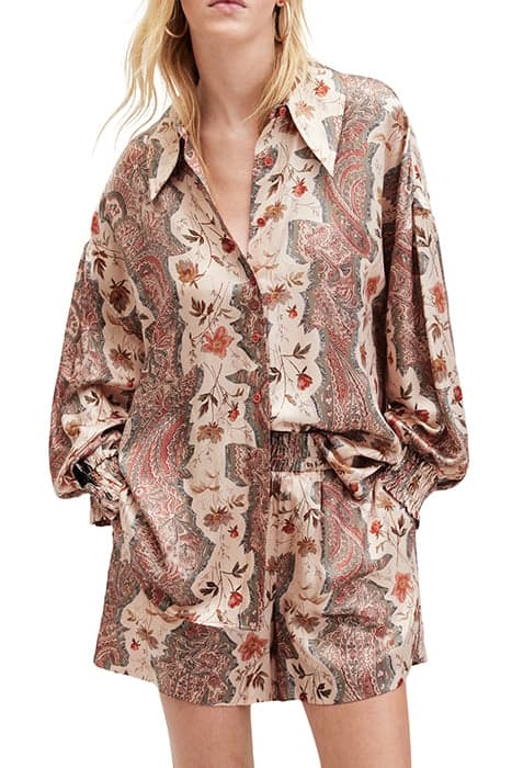 CHARLI CASCADE SHIRT CLAY PINK by AllSaints