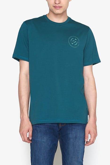 ELIASSI CHEST PRINT TEE + ATLANTIC GREEN by Signal