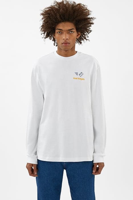 CUSTOMER SERVICE LONG SLEEVE WHITE by Axel Arigato