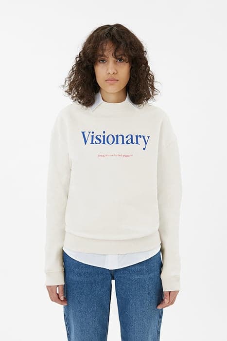 VISIONARY SWEATSHIRT WHITE by Axel Arigato