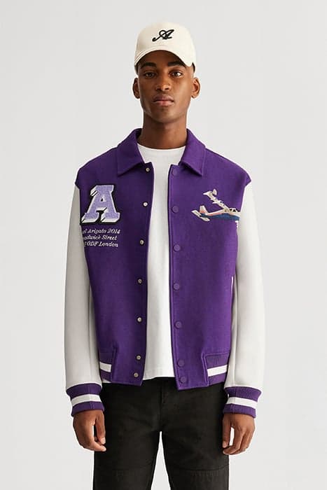 MAYDAY VARSITY BOMBER PURPLE by Axel Arigato