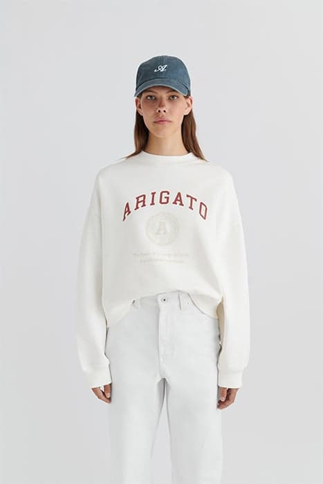 ARIGATO UNIVERSITY SWEATSHIRT ECRU by Axel Arigato