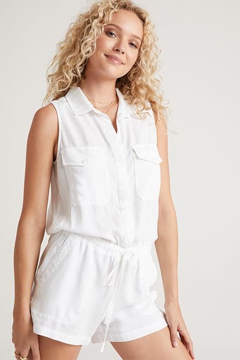 UTILITY ROMPER WHITE by Bella Dahl