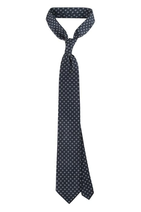 NAVY FLOWERS TIE NAVY by Suitsupply